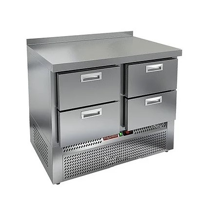 Холодильный стол HICOLD SNE 22/TN, нижн, 4 ящика (-2...+10°С)